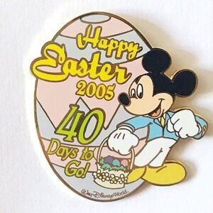Mickey Easter 2005 Countdown Disney Pin 37556